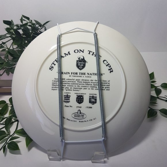 Set of 2 STEAM ON THE CPR Collectors Plates Canadian Pacific Railways CP Rail - Picture 10 of 14